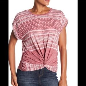 LUCKY‎ Brand Twist front nod Prints Top